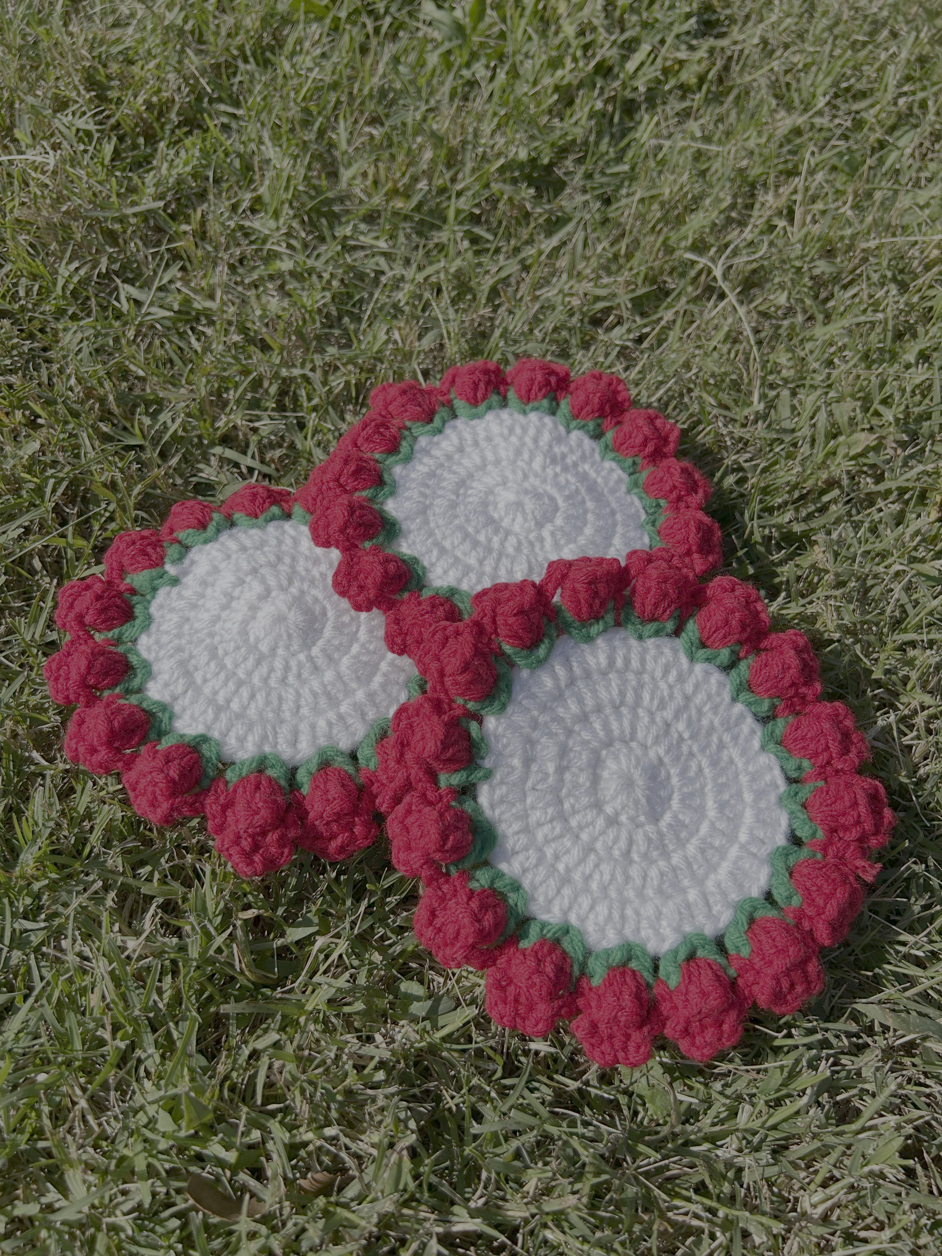 Rose Coasters (Set)